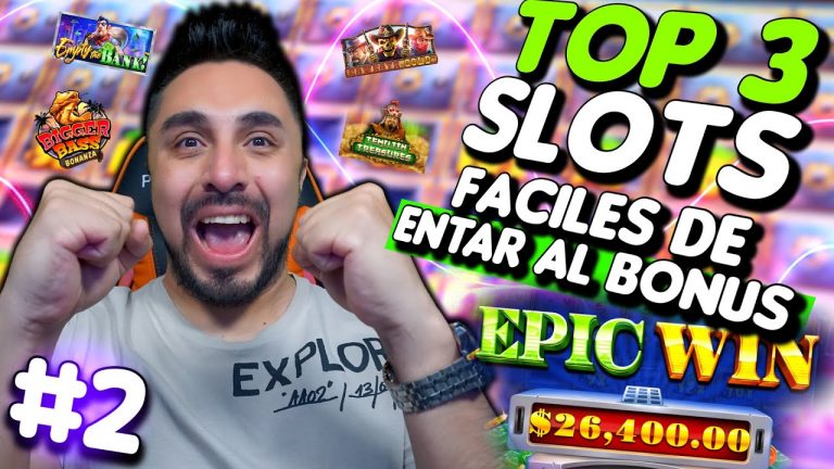 Top 3 SLOTS mas fáciles de entrar al bonus #2 | PKM