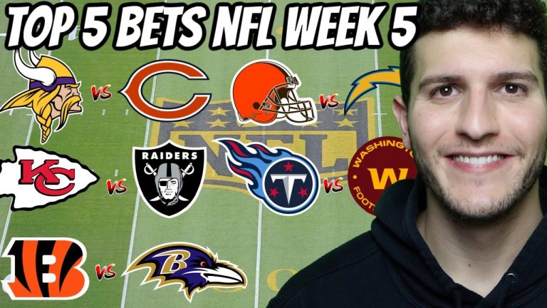 Top 5 Bets For NFL Week 5 *Top Picks & Predictions*