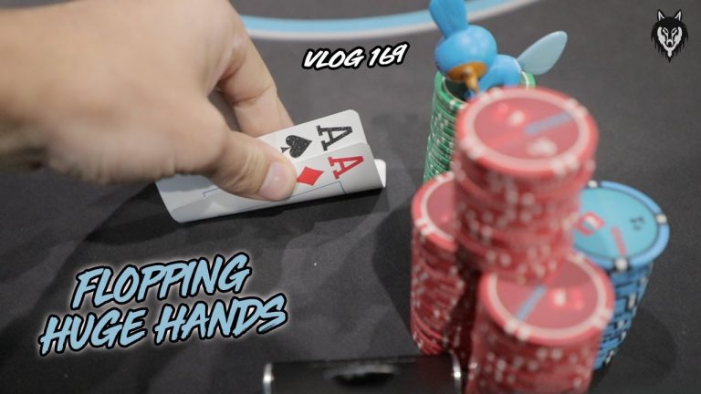 UNREAL!! WE GET ACES AND KINGS AND FLOP SETS WITH BOTH!! | Poker Vlog #169