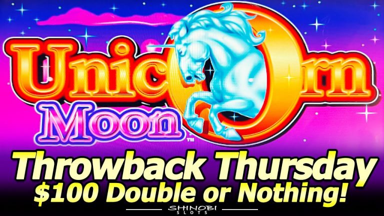 Unicorn Moon Slot Machine – Live Play and Free Spins Bonus at Soboba Casino for Throwback Thursday!