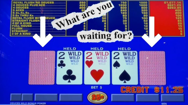 Video Poker: Deuces Wild Bonus Poker Progressive Session!