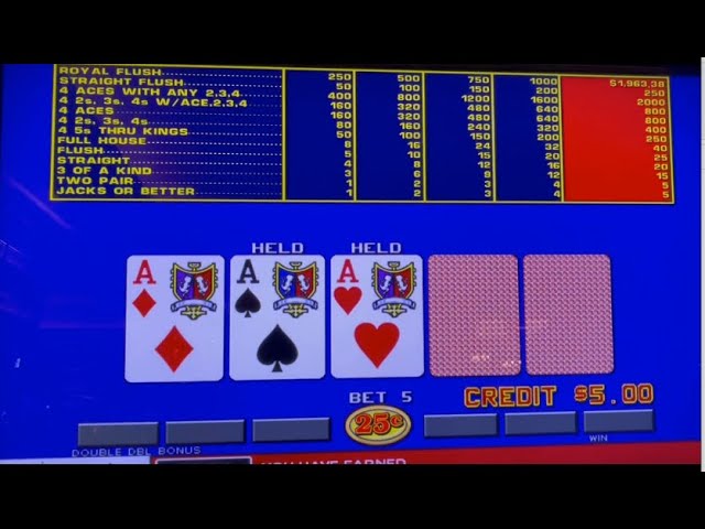 Video Poker: Double Double Bonus Poker Progressive