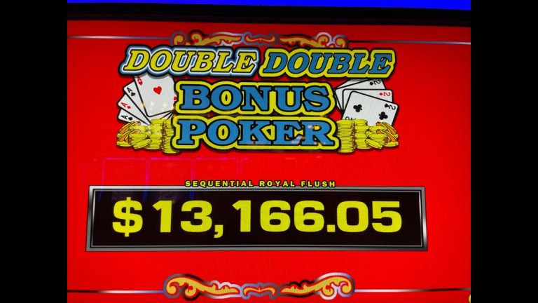 Video Poker: Double Double Bonus Poker Sequential Royal Session