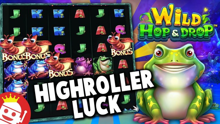 WILD HOP&DROP HIGHROLLER GETS LUCKY SUPER BIG WIN!