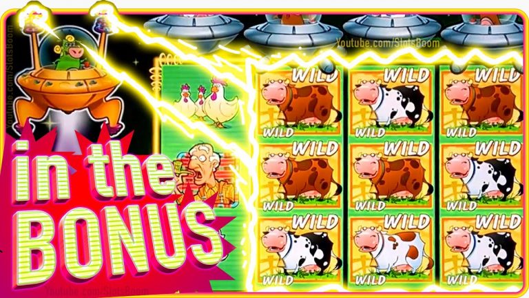 WILDS LANDED in BONUS!!! – Invaders Return From the Planet Moolah – WMS CASINO SLOTS