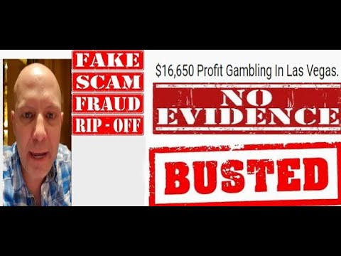 Youtube Gambling Scammer Christopher Mitchell $16,500 Bellagio Profit Part 1 LIE CRIME EXPOSED!