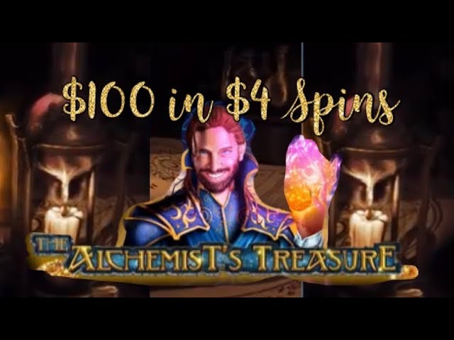 $100 in & AMAZING WIN on an older session of Alchemists Treasure | Chumba Casino