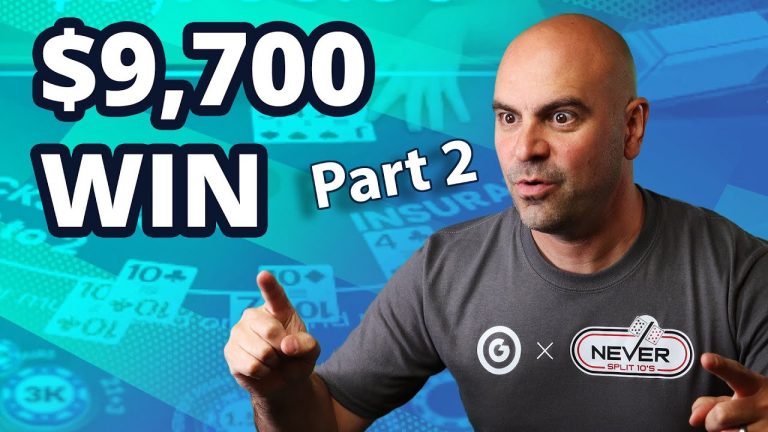 $12,000 Blackjack Win Part 2 – Blackjack and Coffee Episode 10