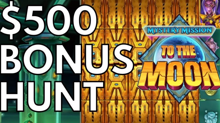 19 GAME BONUS HUNT – 5 REELS ON MYSTERY MISSION! IS IT A BIG WIN??