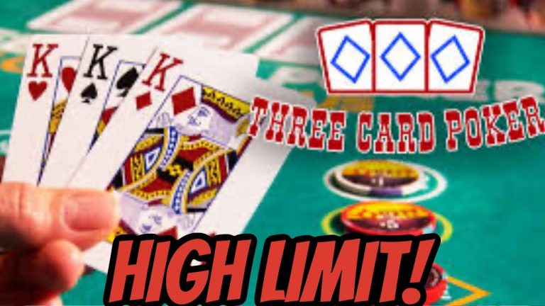 3 CARD POKER HIGH LIMIT!