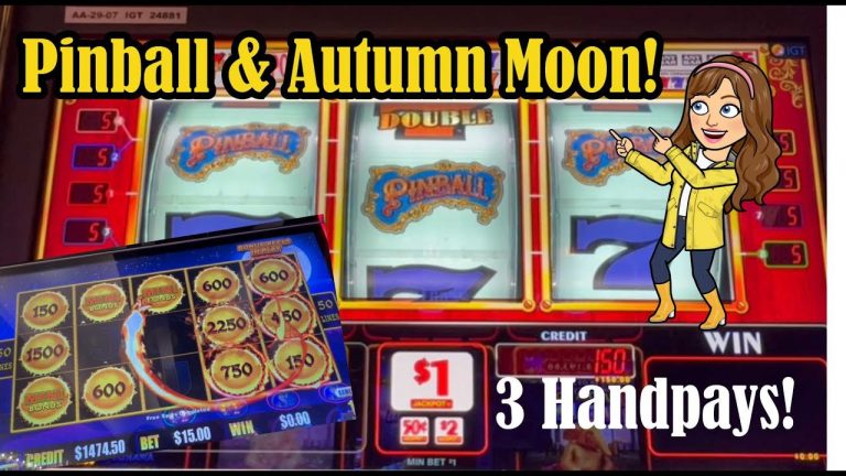 3 Handpays! Chasing a Maxed Out Major plus New IGT Pinball!