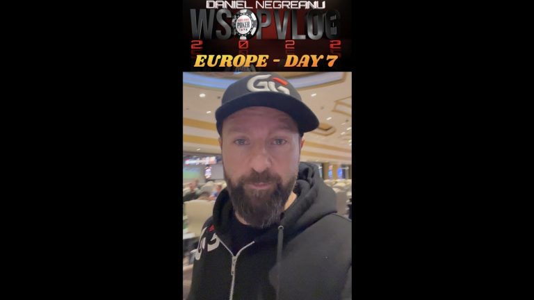 $50,000 HIGH ROLLER! – WSOPE Vlog Day 7 #shorts #poker #danielnegreanu