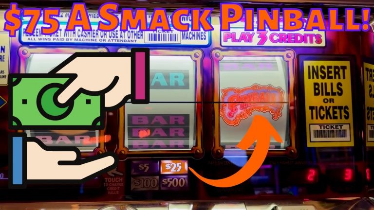 $75 A Smack Pinball Jackpot & Triple Jackpot!