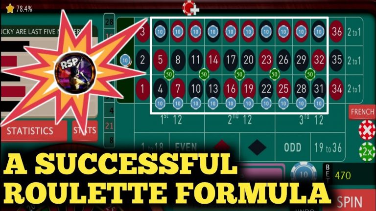 A successful roulette formula | Roulette winning strategy | Roulette strategy pro