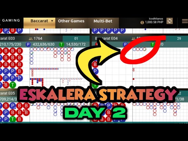 BACCARAT | ESKALERA STRATEGY DAY #2