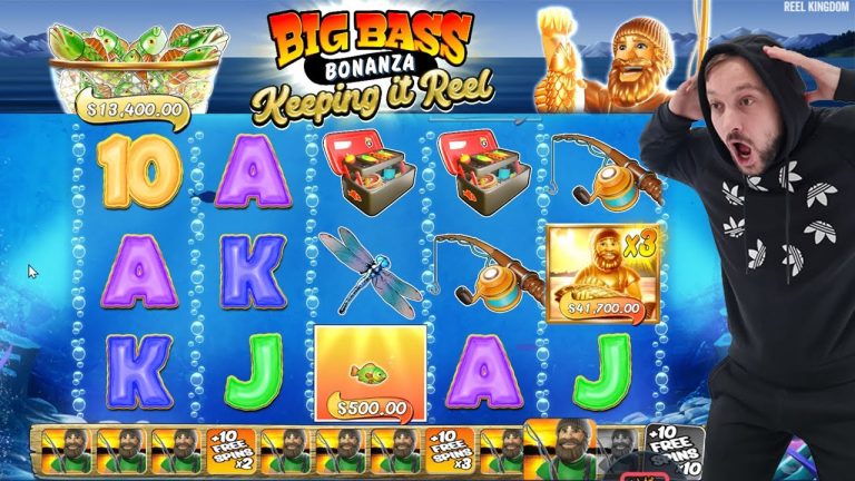 BIG BASS BONANZA – KEEPING it REAL – Hit GOLDEN FISHERMAN with x3 MULTIPLIER BIG CASINO SLOT WINS