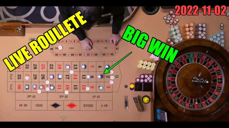 BIG WIN Session Evening Roulette Live From Real Casino Hot Bet Exclusive2022-11-02