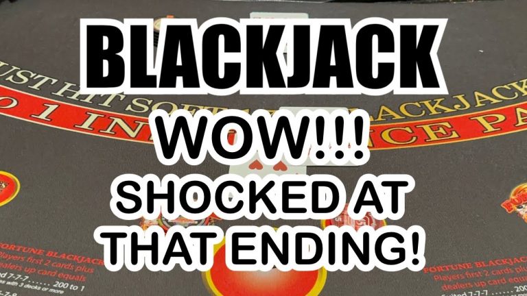 BLACKJACK! We were shocked at how this session ended! #blackjack