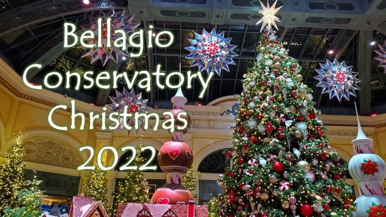 Bellagio Conservatory Christmas 2022 | Las Vegas Christmas | Bellagio Gardens | Vegas December 2022