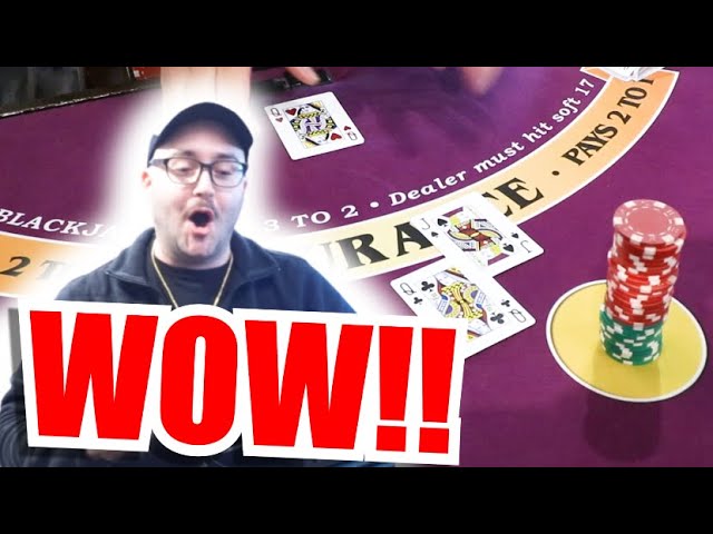 CRAZY WINS!! 10 Minute Blackjack Challenge – WIN BIG or BUST #163