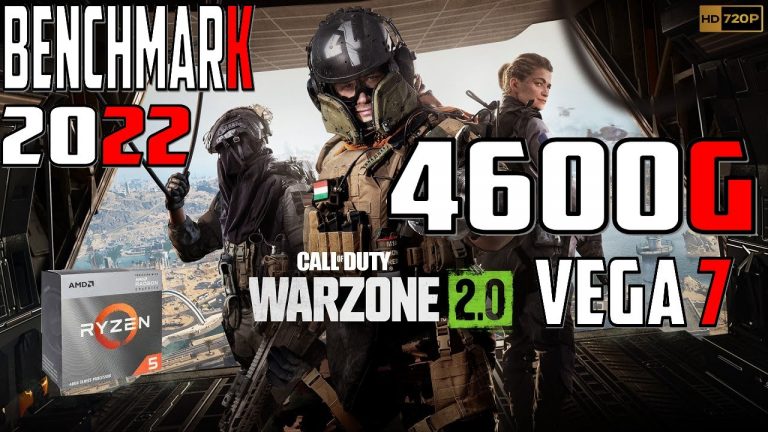 Call of Duty: Warzone 2.0 | Ryzen 5 4600G | Sem placa de vídeo | Benchmark 2022