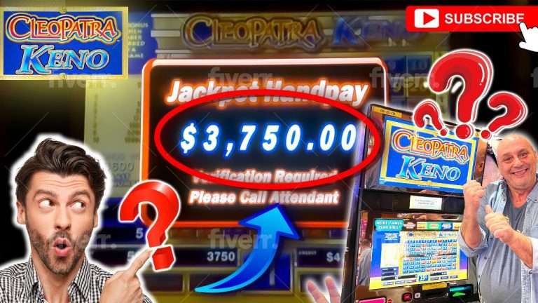 Cleopatra Keno 10 Number Jackpot