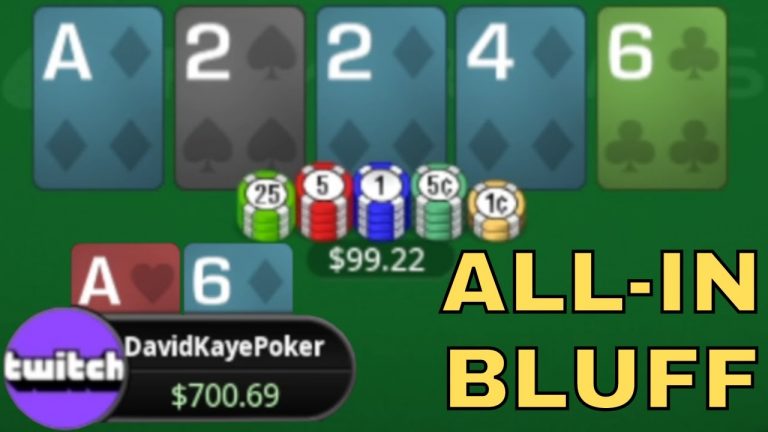 Crazy ALL-IN River Bluff | Poker Vlog #548