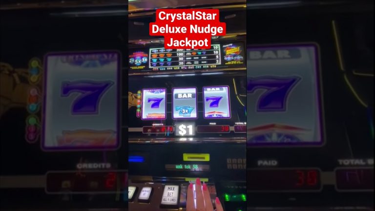 Crystal Star Deluxe Nudge Slots Jackpot #shorts