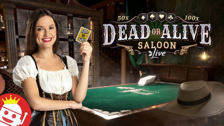 DEAD OR ALIVE SALOON (EVOLUTION GAMING) NEW LIVE GAME! FIRST LOOK!