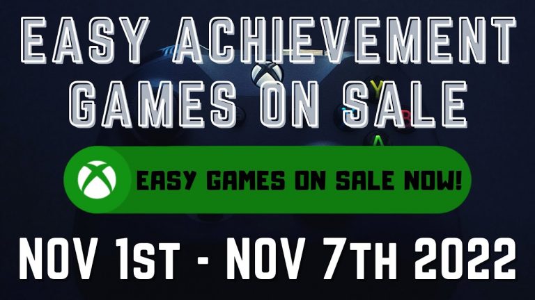 Easy Achievement Games On Sale This Week #Xbox