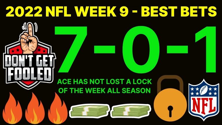 Easy Money 2022 l NFL Week 9 Picks & Predictions l Best Bets ATS Handicapper Expert 11/6/22