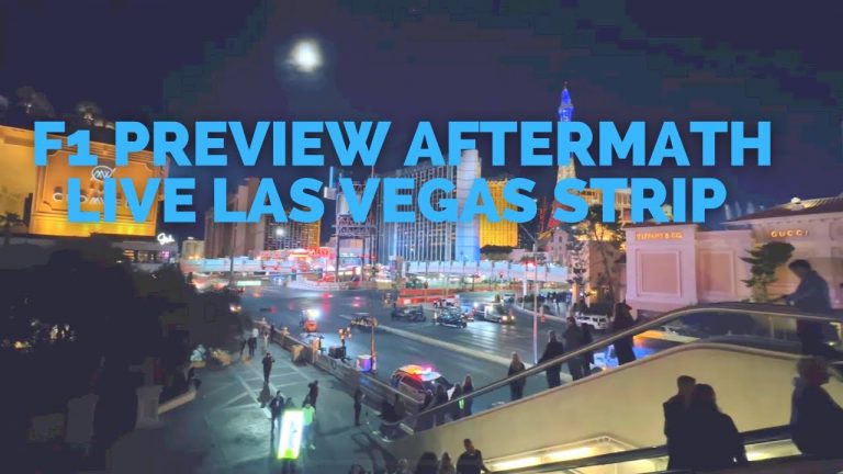 F1 AFTERMATH! LAS VEGAS STRIP LIVE! Saturday night right now