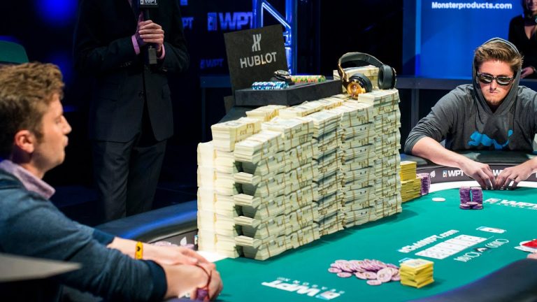 FLUSH Draw Wins 2,220,000 Pot At FINAL TABLE