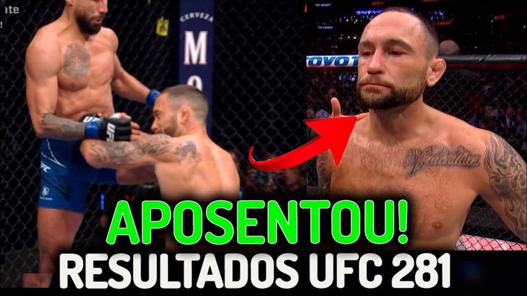 FRANKIE EDGAR FOI NOCAUTEADO POR GUTIERREZ E SE APOSENTOU / DAN HOOKER NOCAUTEOU/ RESULTADOS UFC 281