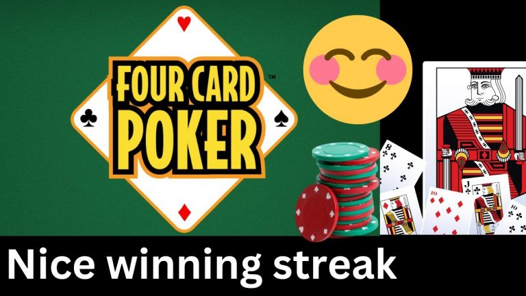 Four Card Poker – Nice Winning Streak – Got some great hands!