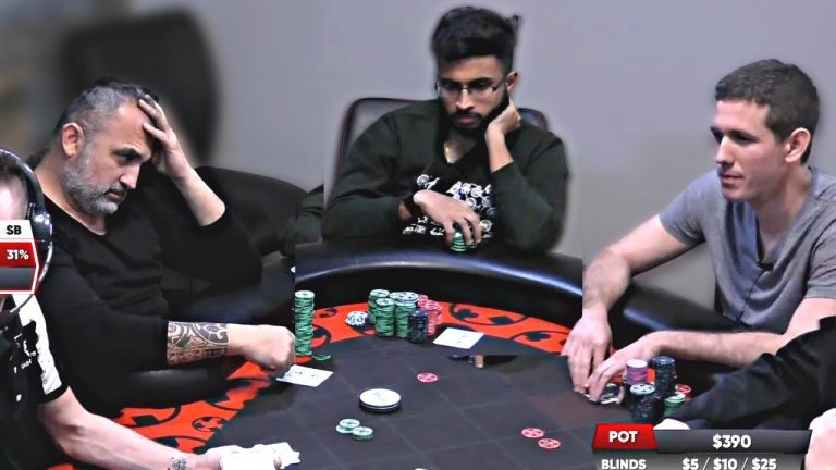 High Stakes Cash Game | $5/$10/$25 No-Limit Hold’em #poker