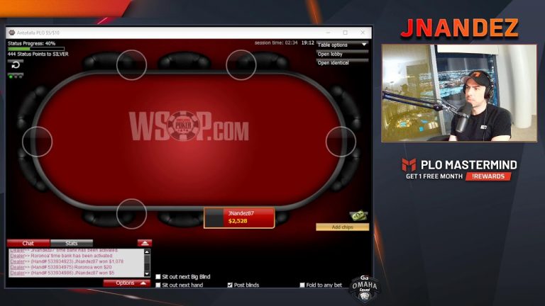 High Stakes PLO Cash Stream with JNandez live from Las Vegas