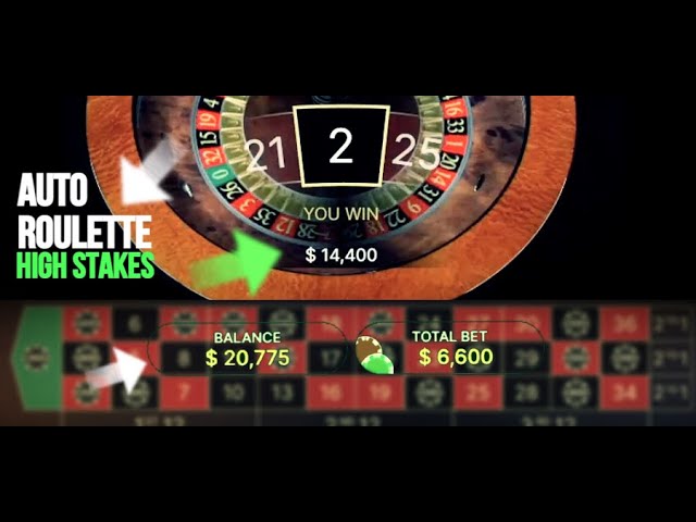 High Stakes at Auto Roulette with my Roulette System!