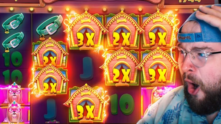 I GOT A MASSIVE WIN ON THE NEW DOG HOUSE MANSION SLOT! (WTF!?)