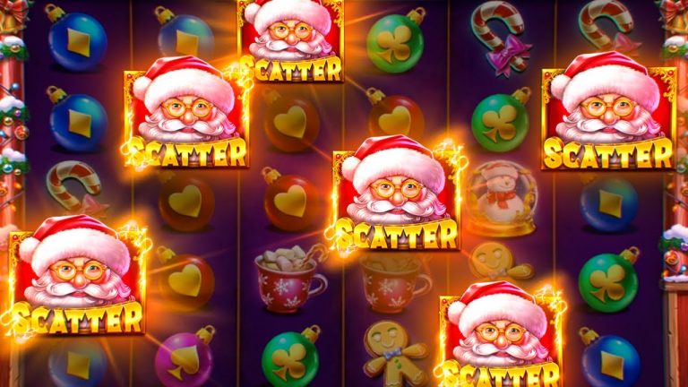 I GOT A VERY RARE 6 SCATTER ON THE *NEW* SANTAS GREAT GIFTS SLOT!