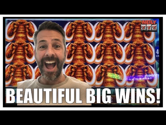 I LOVE WINNING! Amazing Big Wins on the New Lightning Link and Mammoth Power slot machines!