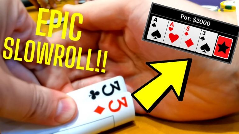 I Turn A Full House And Get MAXIMUM Revenge! Epic Slowroll Hand!!