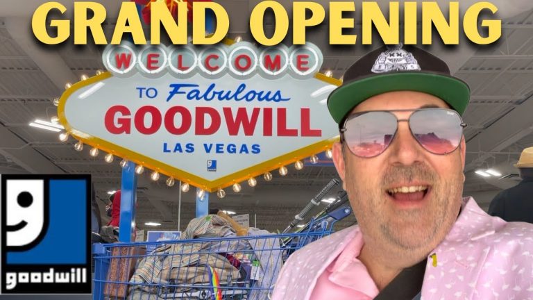 I Was A VIP For Las Vegas GOODWILL Pre Party And Grand OPENING | Thrift With Me