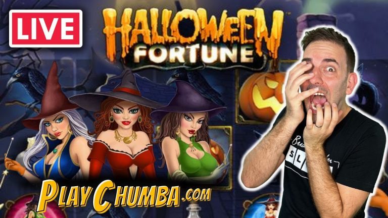 LIVE NEW HALLOWEEN FORTUNE SLOT MACHINE PlayChumba.com