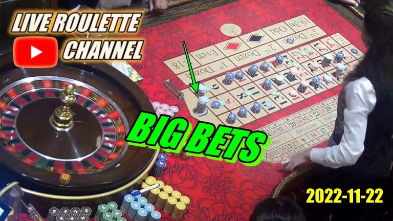 LIVE ROULETTE |BIG BET Full CASINO LAS VEGAS Session Night Tuesday Exclusive 2022-11-22