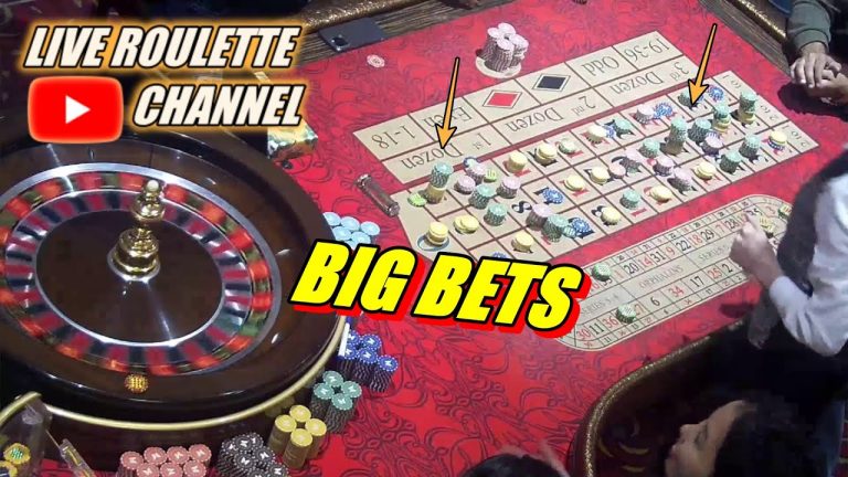 LIVE ROULETTE |Big bets Beautiful Fantastic Las Vegas Casino Exclusive 2022-11-29