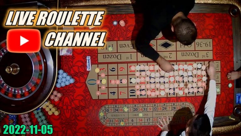 LIVE ROULETTE In Casino Las Vegas Big Bet Sunday Session Full Table Exclusive 2022-11-05