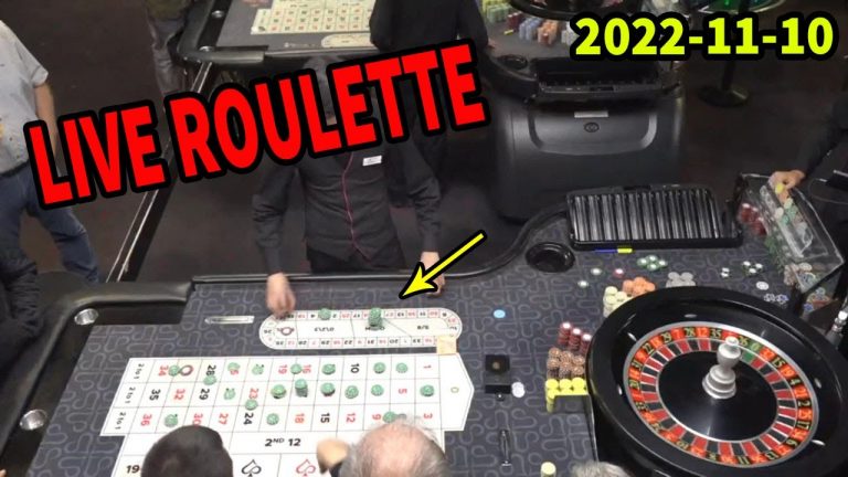 LIVE ROULETTE Table Exclusive In Casino Great Session Big Bet 2022-11-10