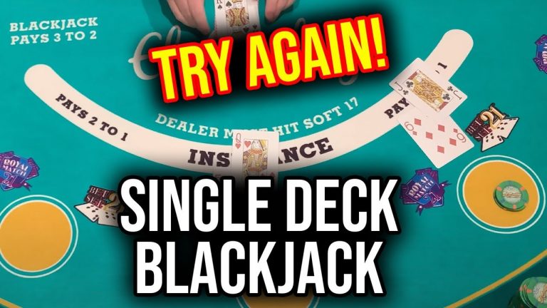 LIVE SINGLE DECK BLACKJACK! Nov 5th 2022