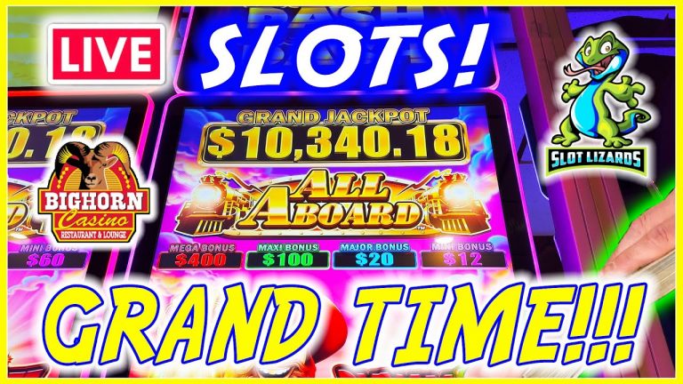 LIVE SLOTS! LET’S HIT GRAND MASSIVE JACKPOTS! BIGHORN CASINO!